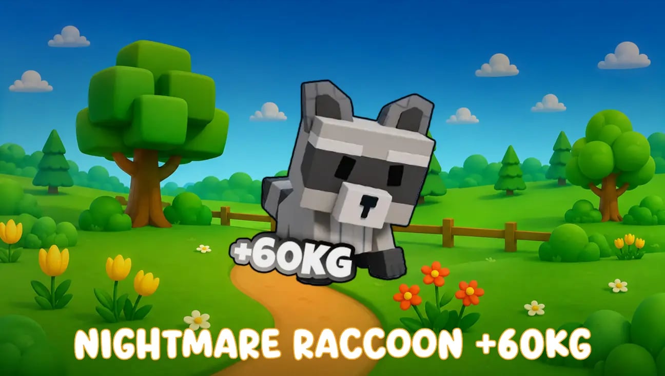 Nightmare Raccoon +60KG artwork