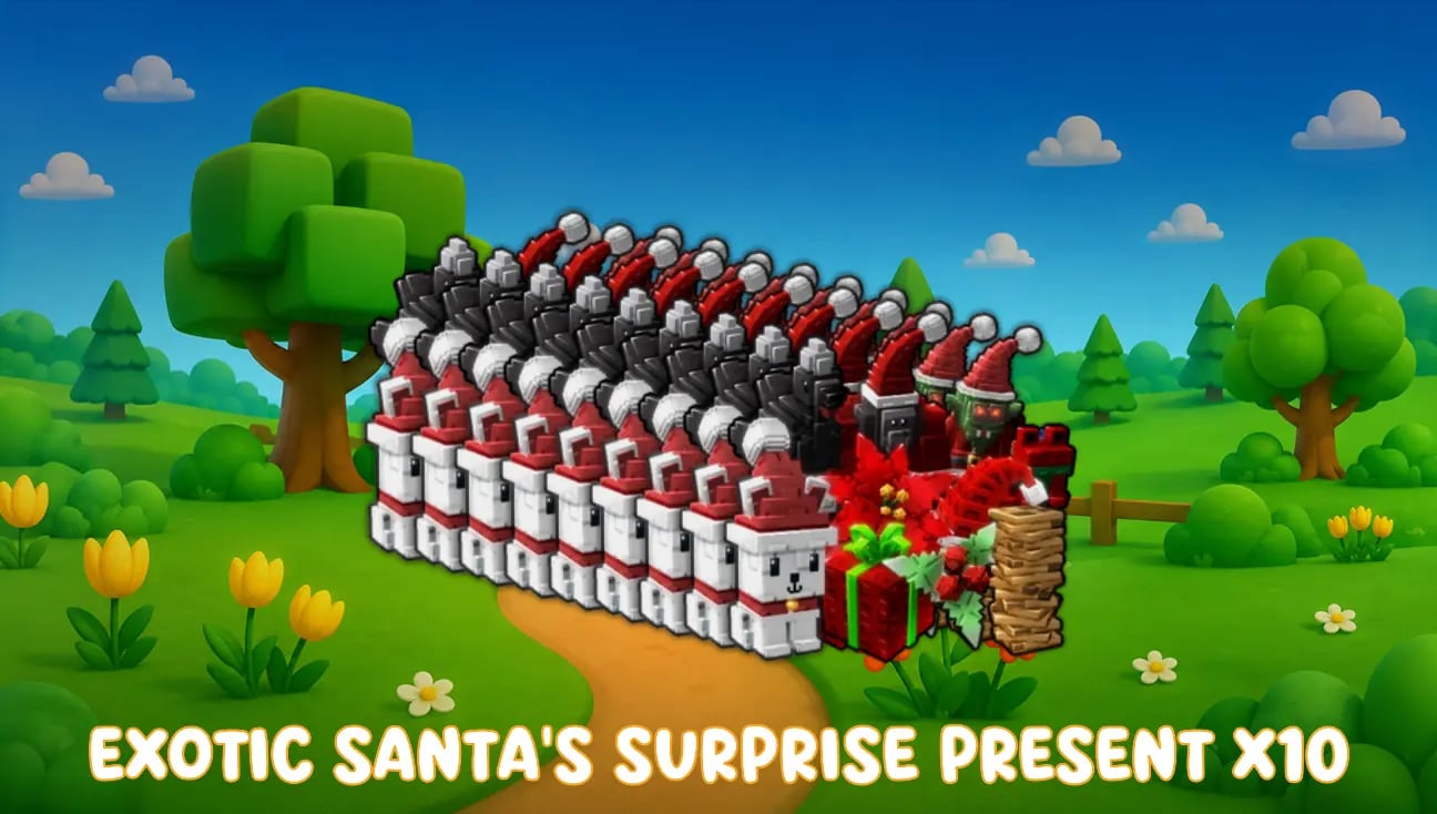 x10 Exotic Santa's Surprise Present artwork