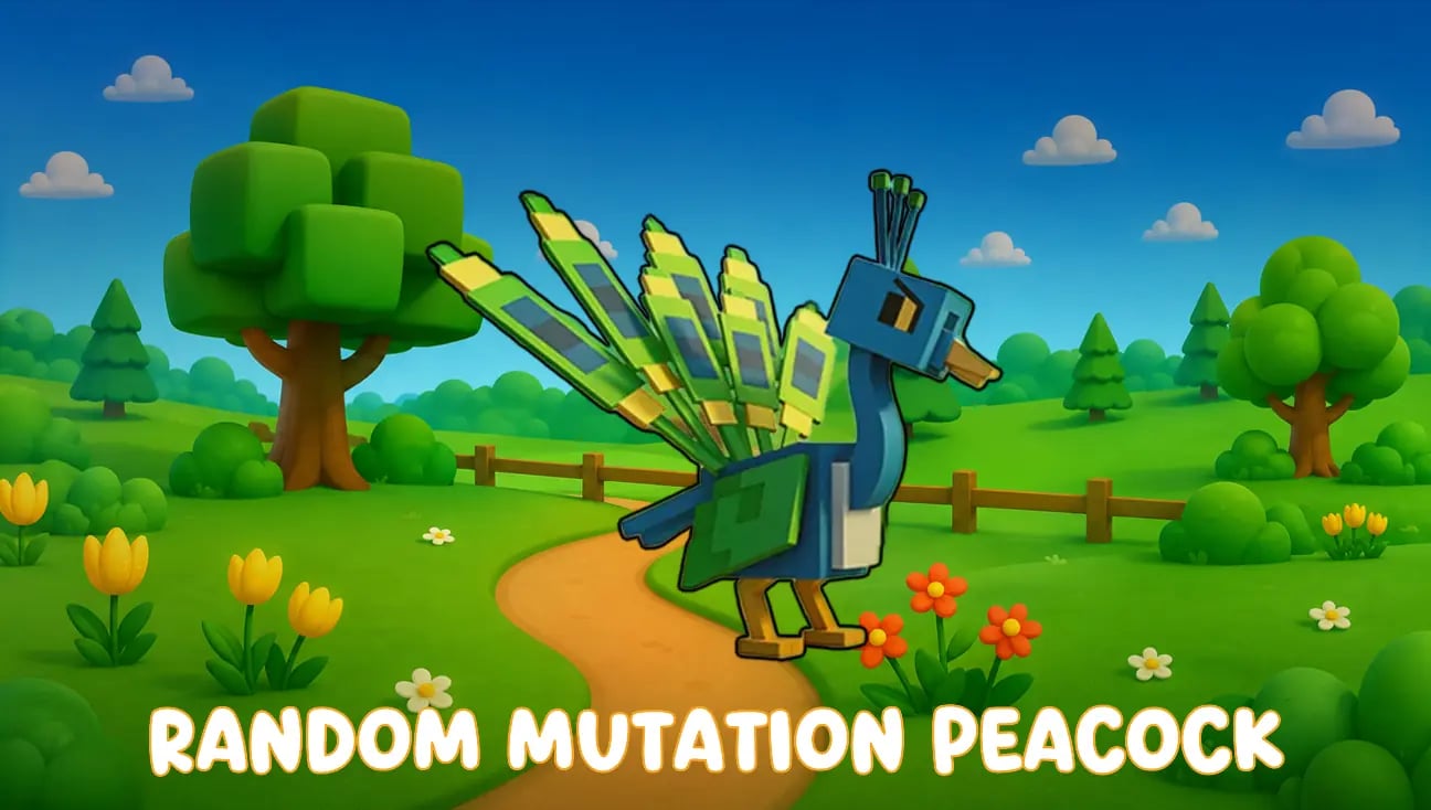 Random Mutation Peacock artwork