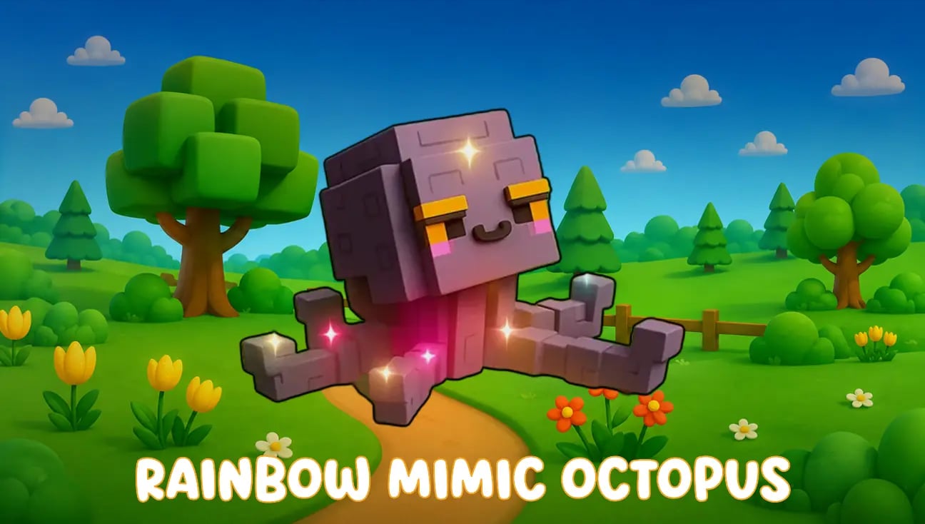 Rainbow Mimic Octopus artwork
