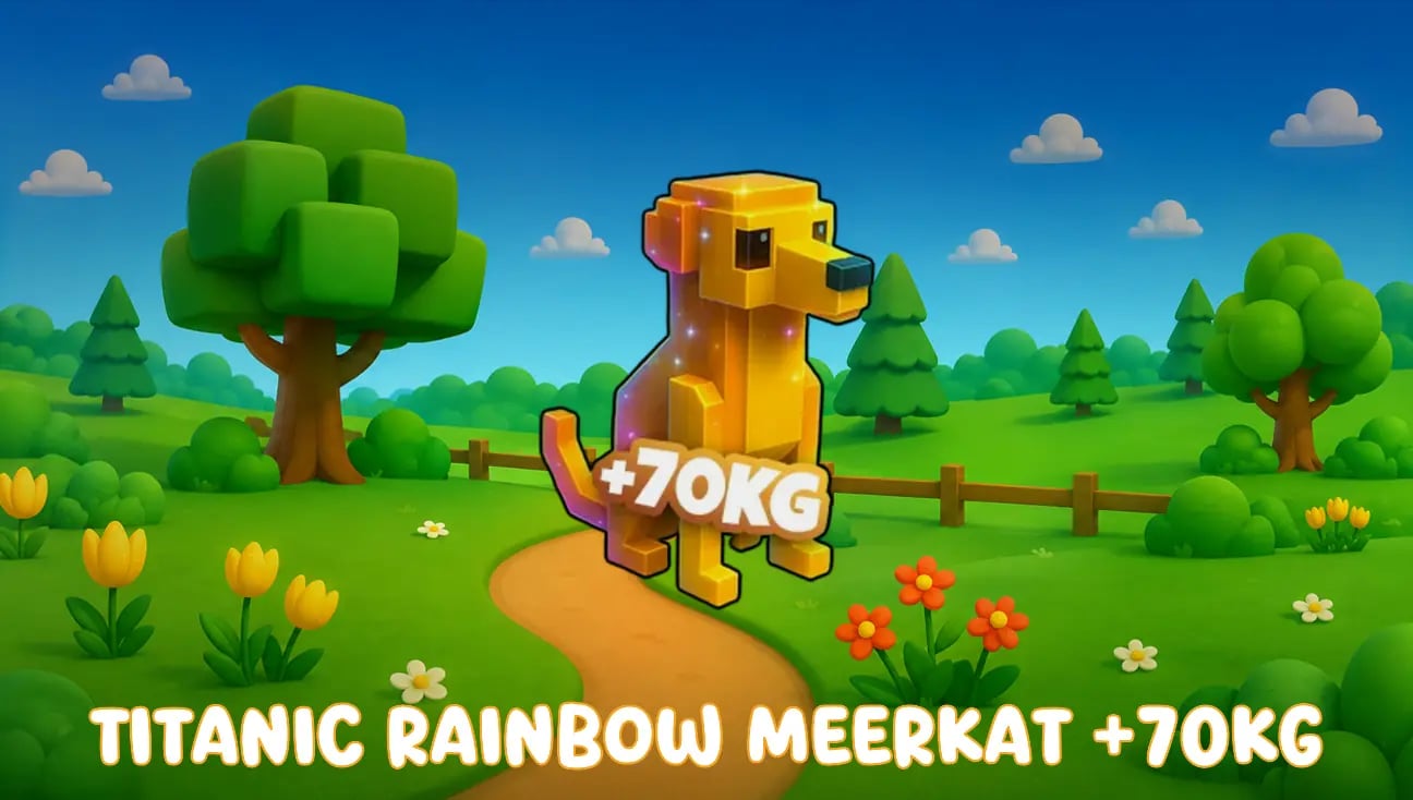 Titanic Rainbow Meerkat +70Kg artwork