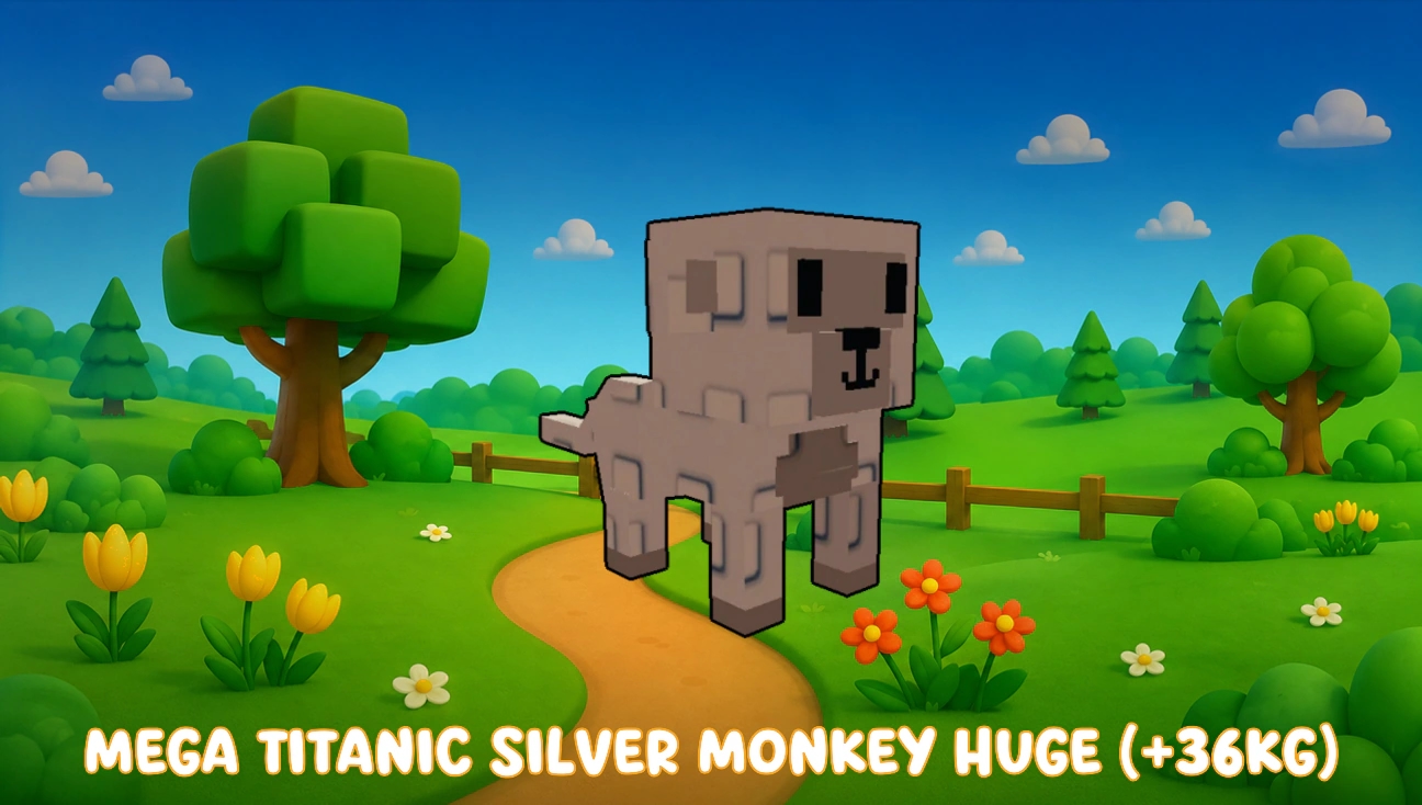 Mega Titanic Silver Monkey Huge (+36Kg) artwork