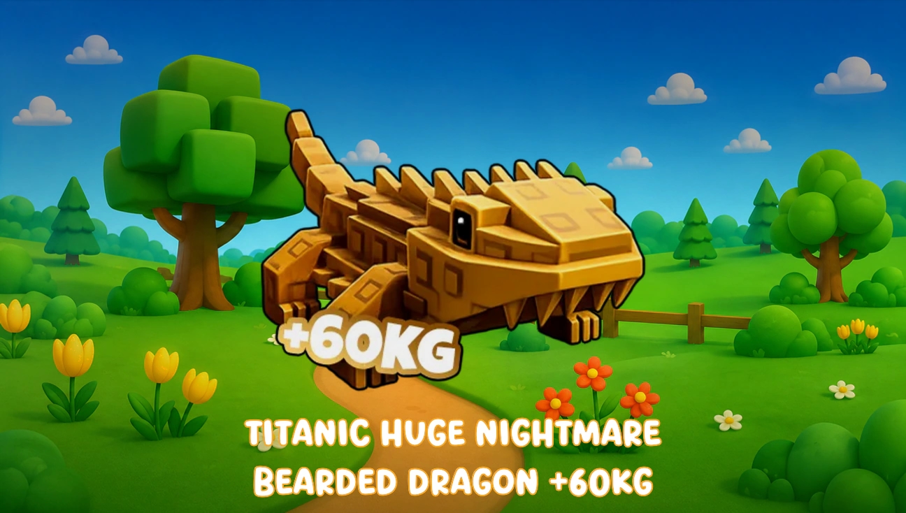 Titanic Huge Nightmare Bearded Dragon +60KG artwork