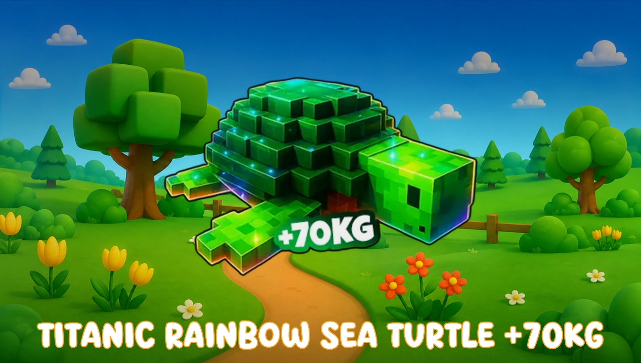 Titanic Rainbow Sea Turtle +70kg artwork