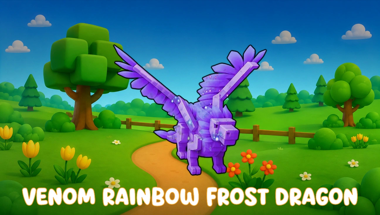 Venom Rainbow Frost Dragon artwork