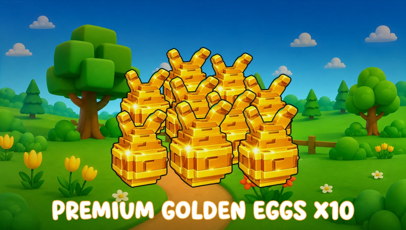Premium Golden Eggs x10 artwork