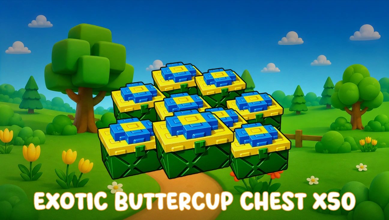 50x Exotic Buttercup Chest artwork