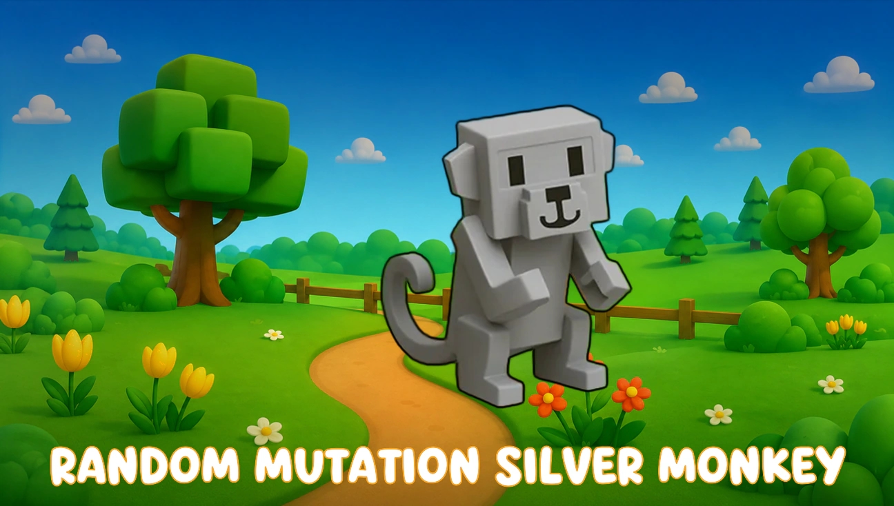Random Mutation Silver Monkey artwork