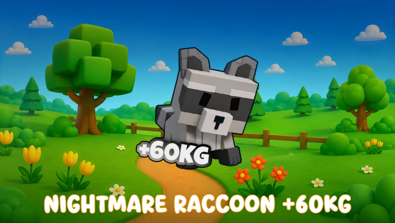 Nightmare Raccoon +60KG artwork