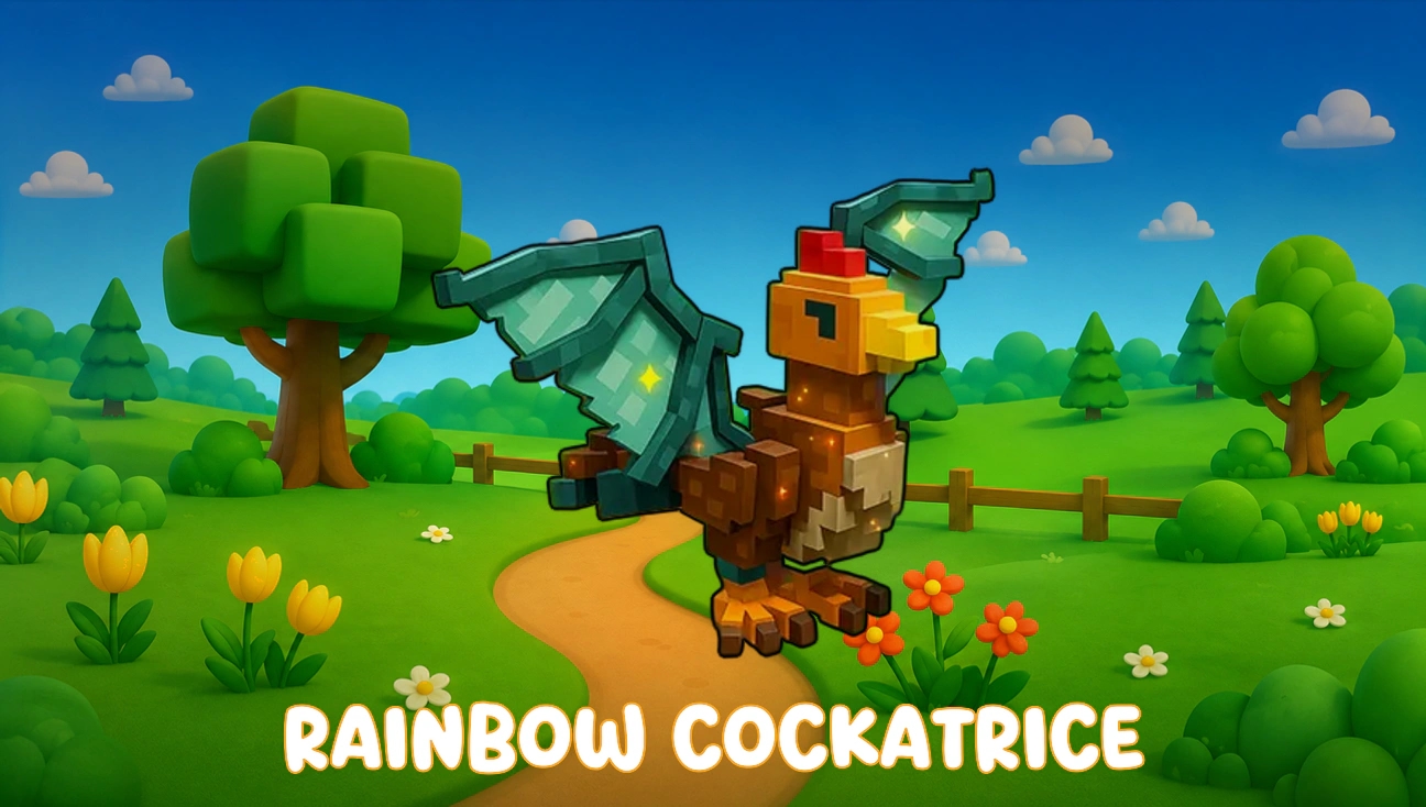 Rainbow Cockatrice artwork