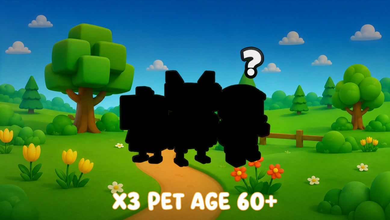 x3 Pet Age 60+ artwork