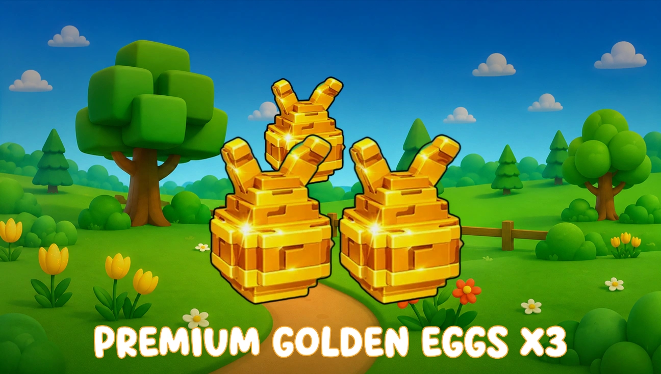 Premium Golden Eggs x3 artwork