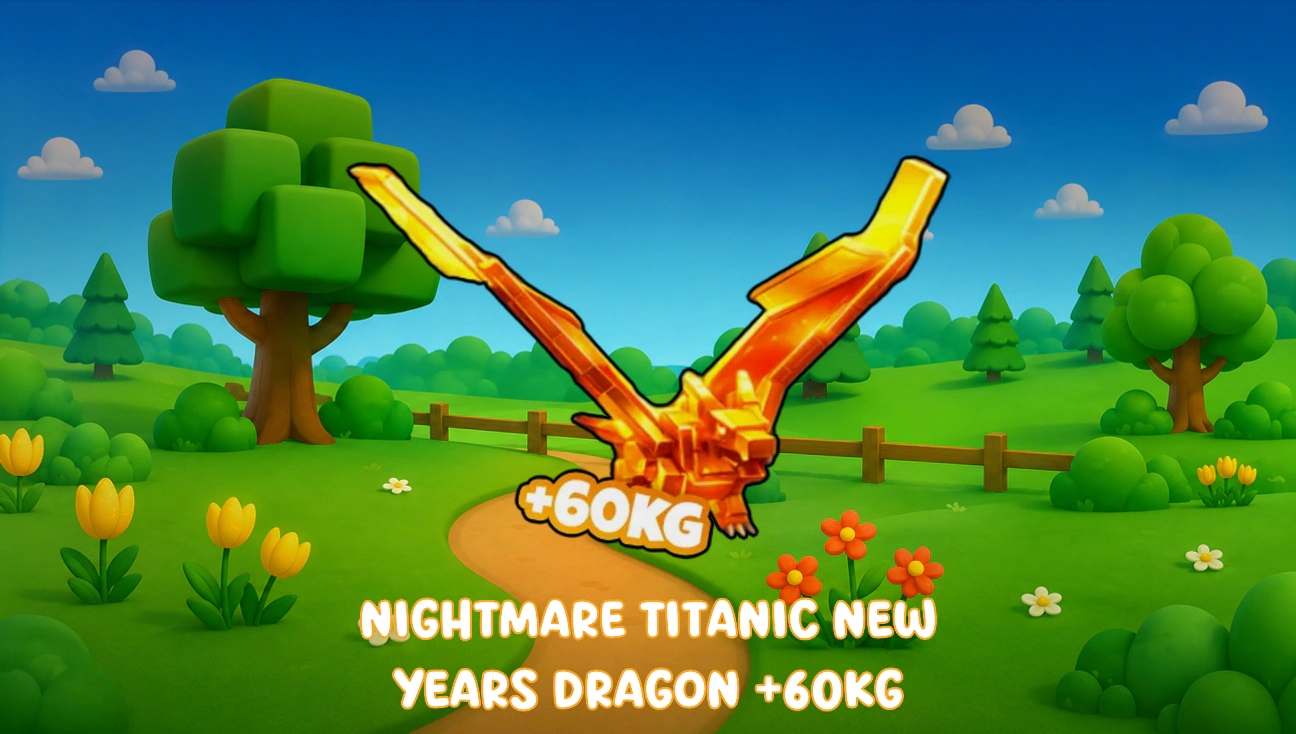 Nightmare Titanic New Years Dragon +60KG artwork