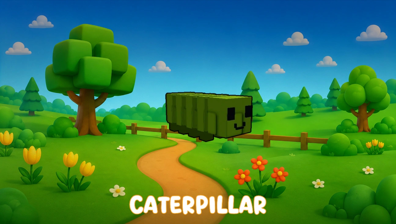 Caterpillar artwork