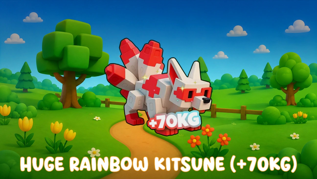 Huge Rainbow Kitsune (+70kg) artwork