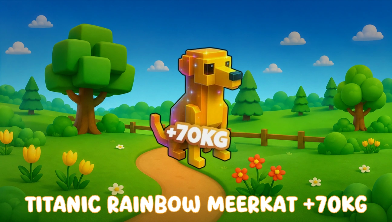 Titanic Rainbow Meerkat +70Kg artwork