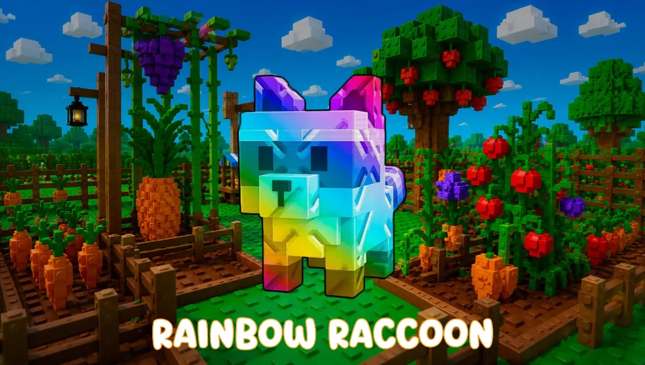 Rainbow Raccoon artwork