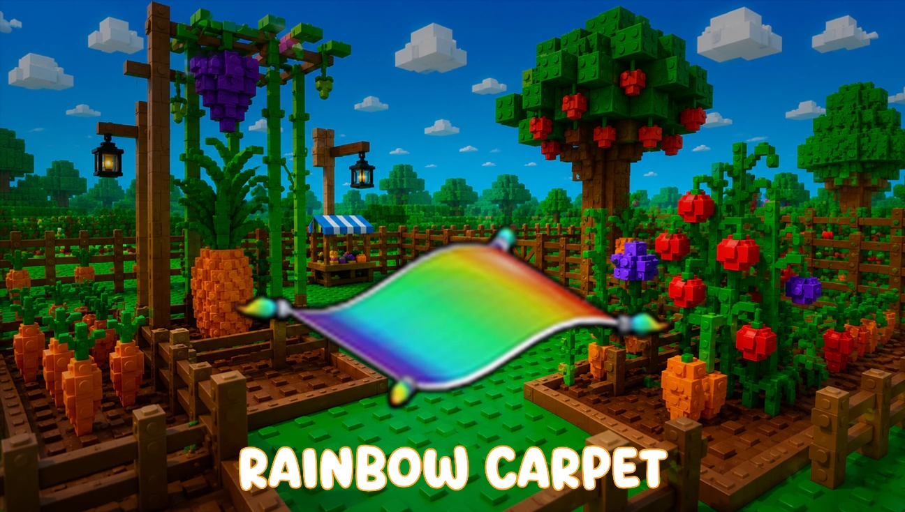 Rainbow carpet artwork