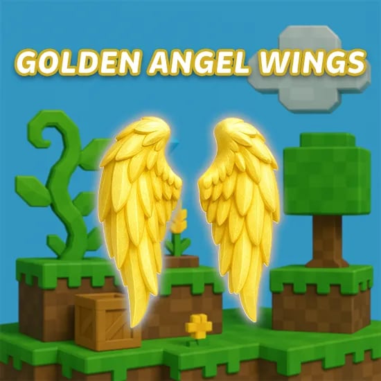 Golden Angel Wings artwork