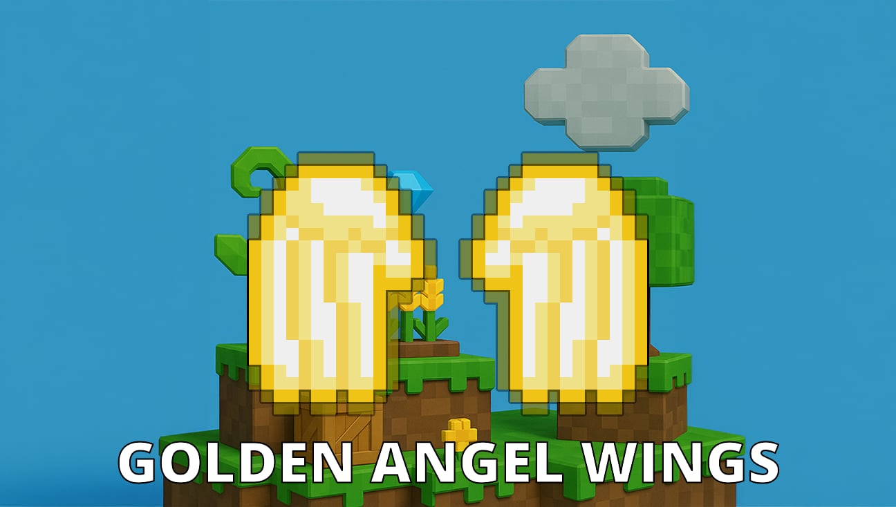 Golden Angel Wings artwork