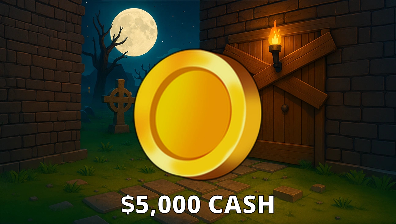 $5,000 Cash artwork
