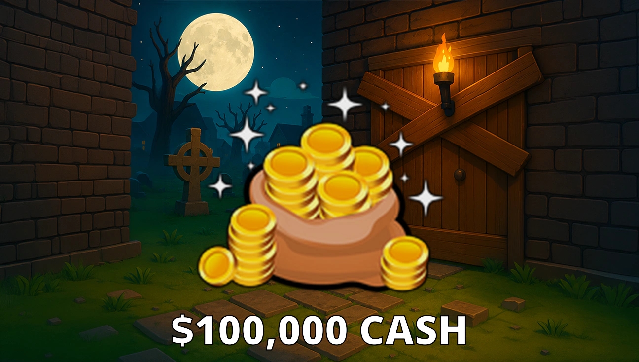 $100,000 Cash artwork