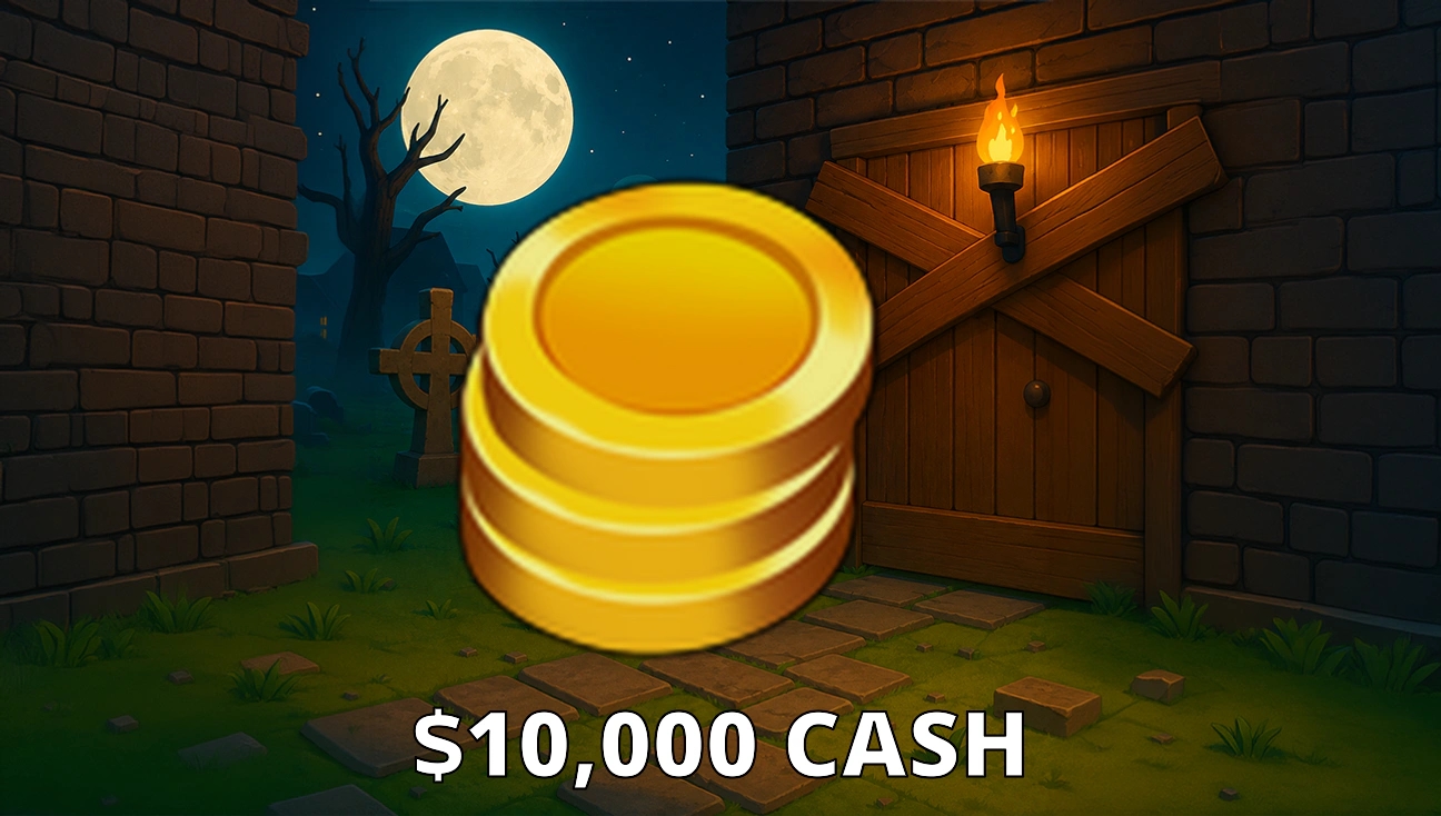 $10,000 Cash artwork