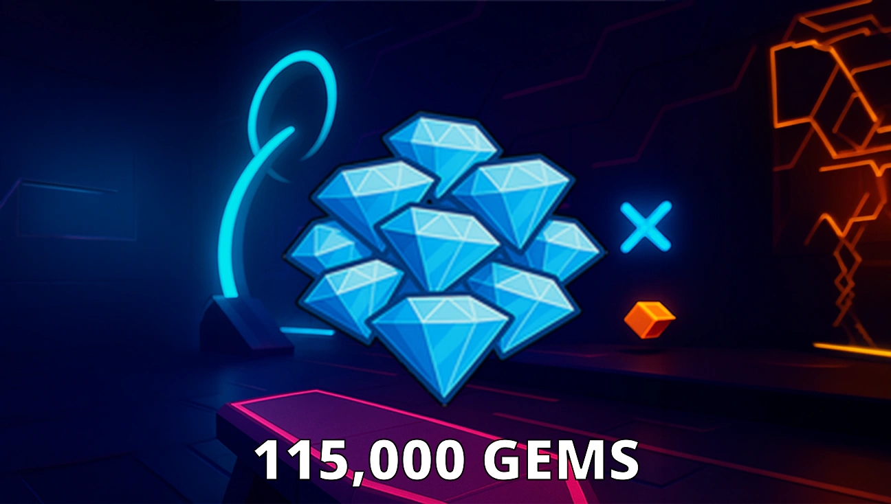 115,000 Gems artwork