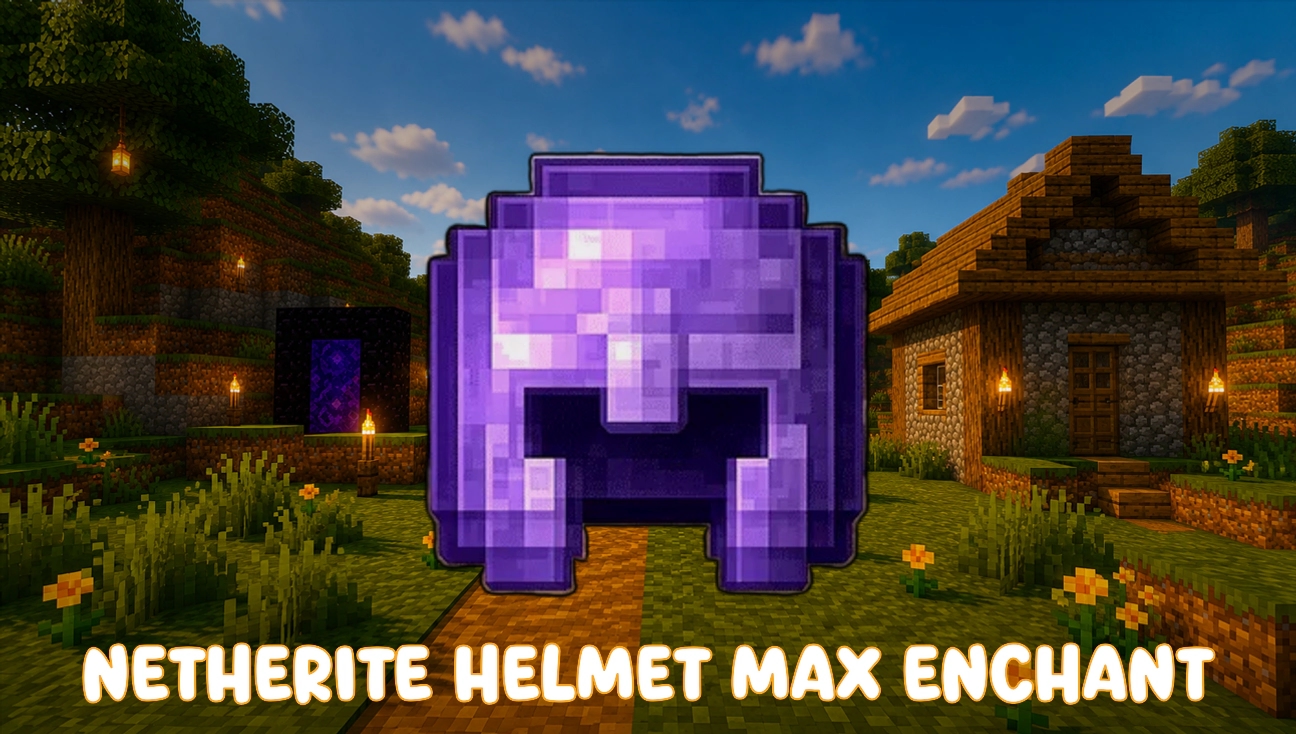 Netherite Helmet Max Enchant artwork