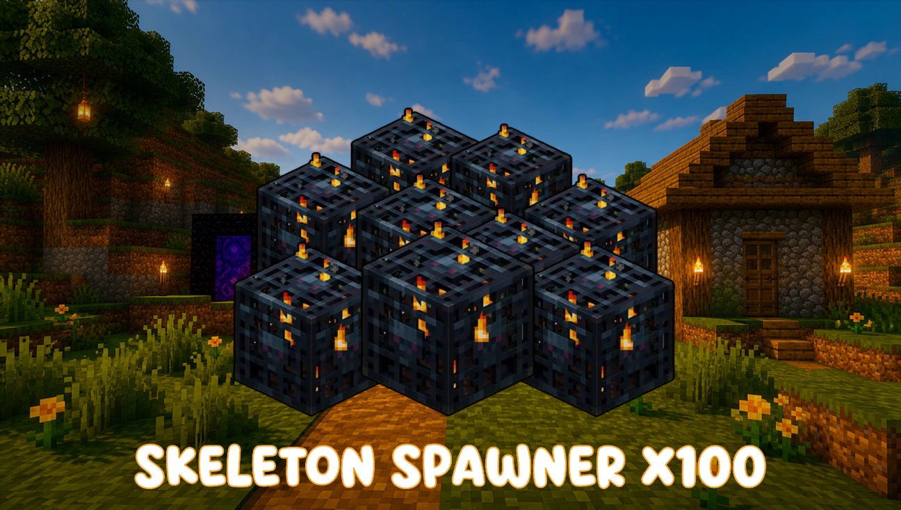 100x Skeleton Spawner artwork