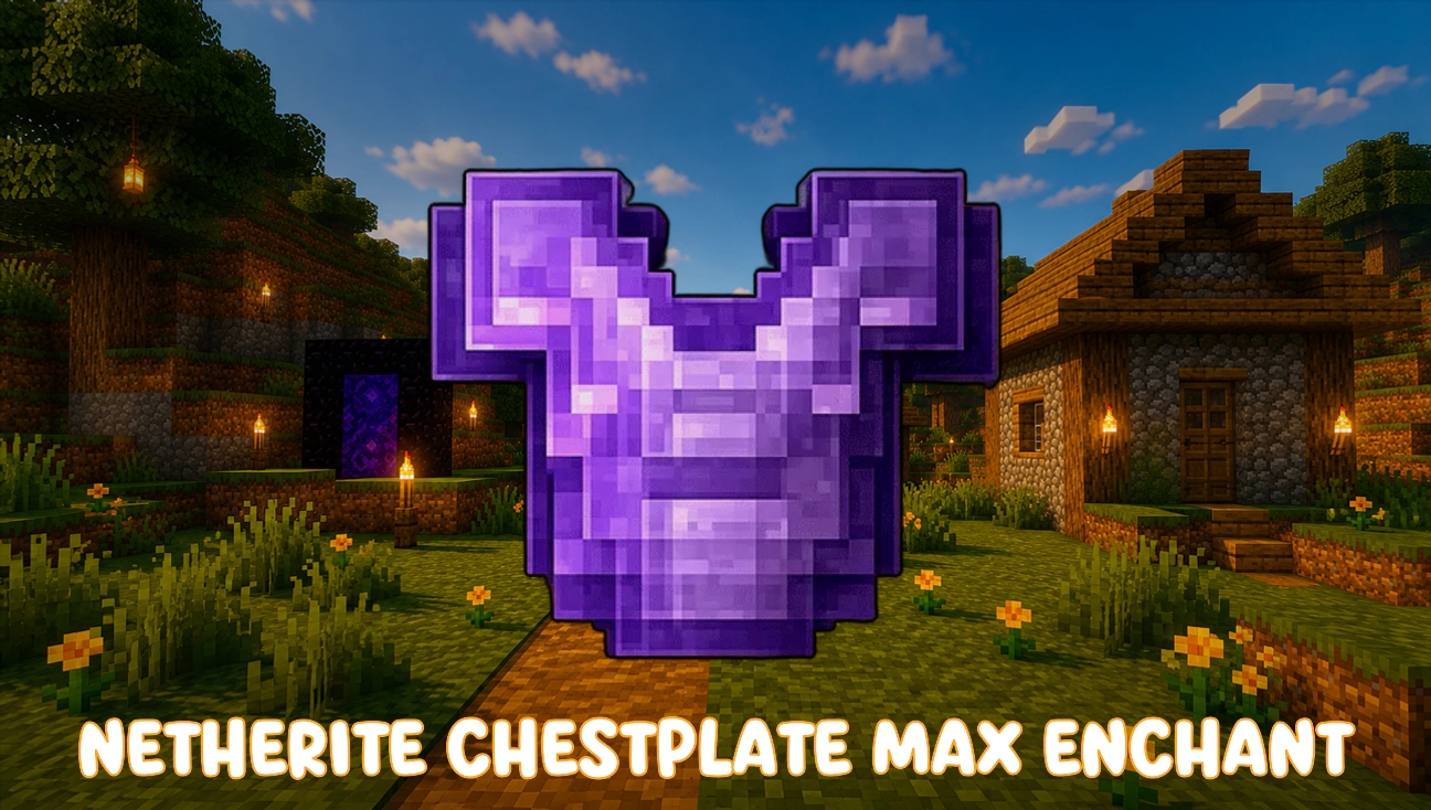Netherite Chestplate Max Enchant artwork
