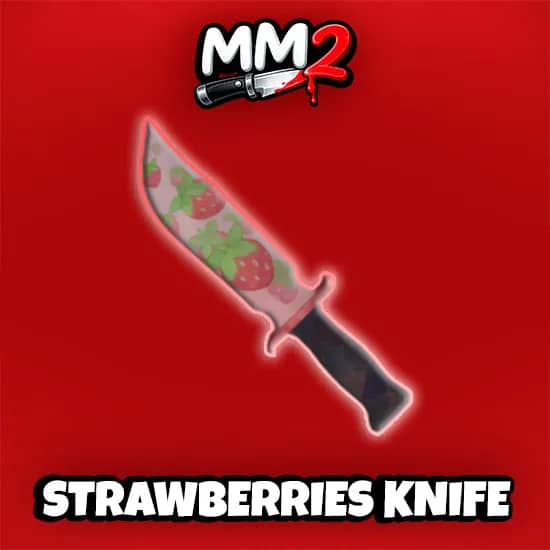 Strawberries Knife artwork