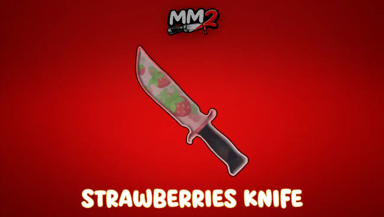 Strawberries Knife artwork