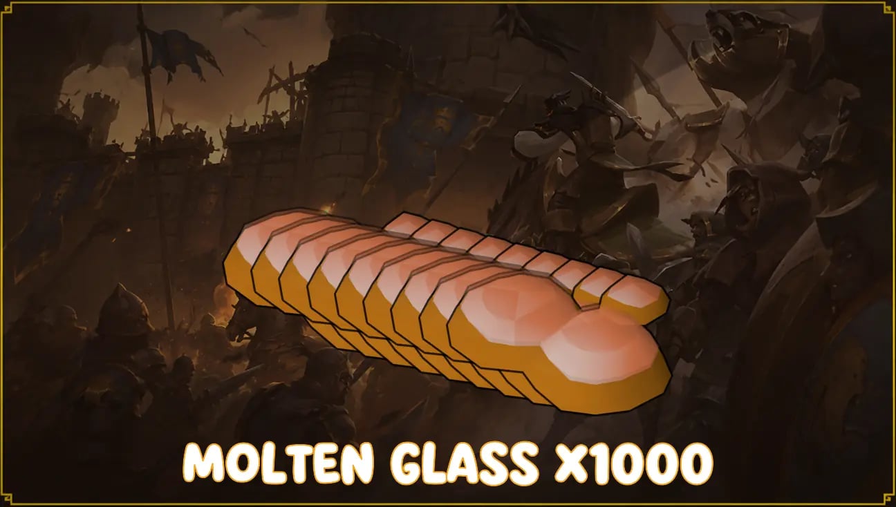 x1000 Molten Glass artwork