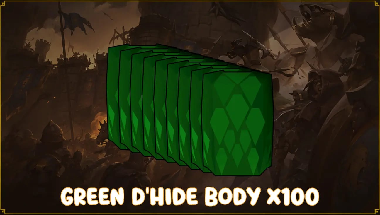 x100 Green D'hide Body artwork