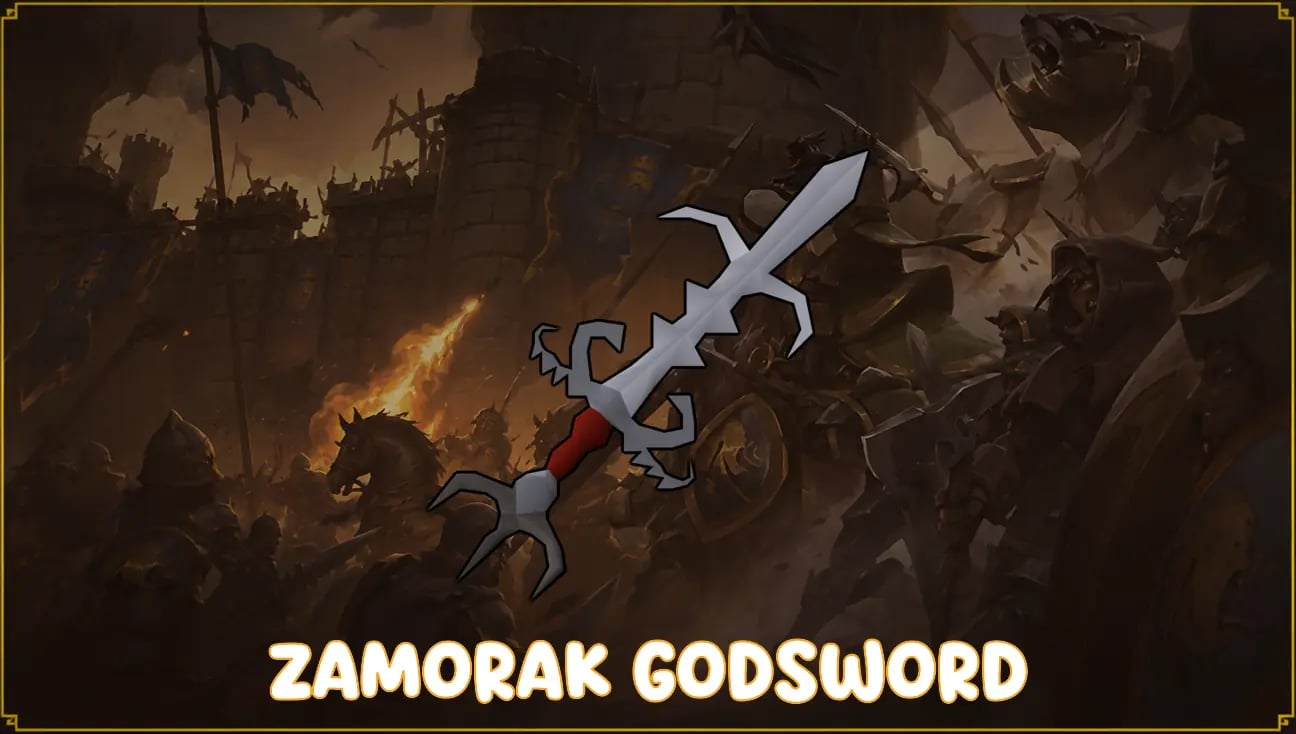 Zamorak Godsword artwork