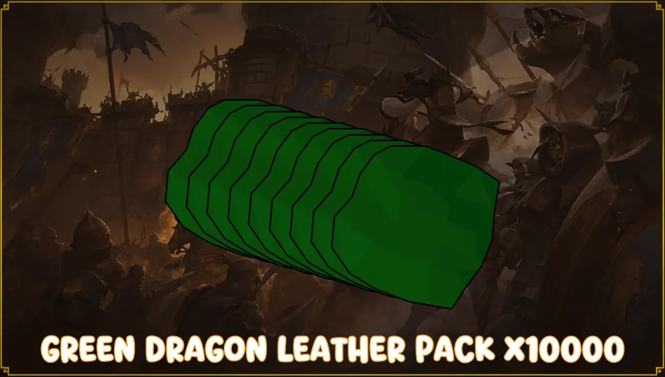 Green Dragon leather pack artwork