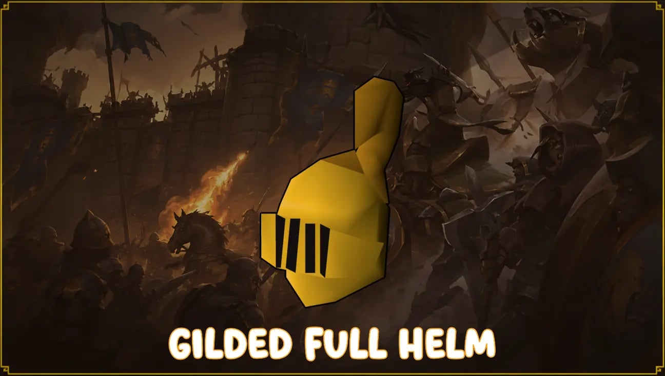 Gilded Full Helm artwork