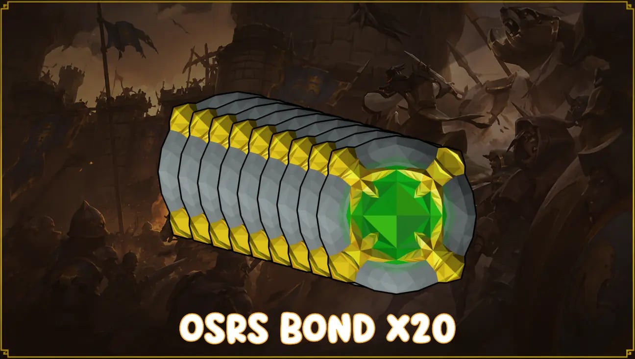 x20 Osrs Bond artwork