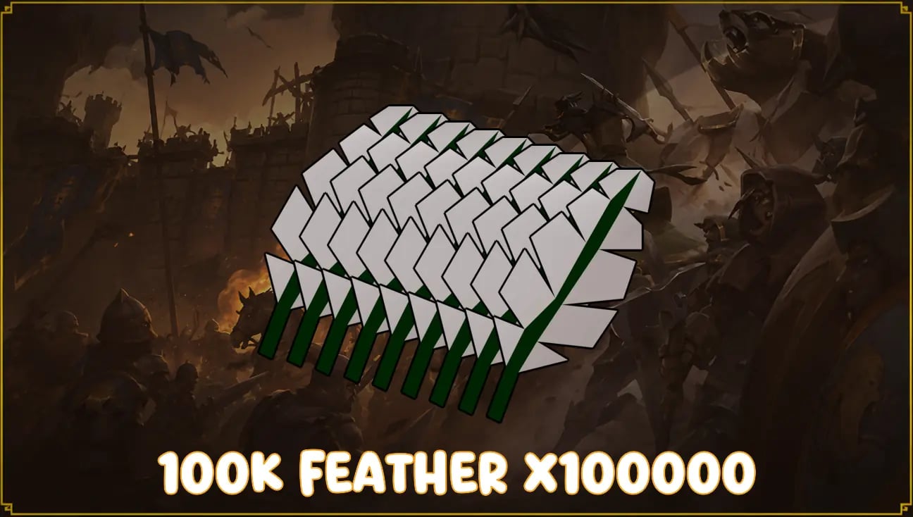 100K Feather artwork