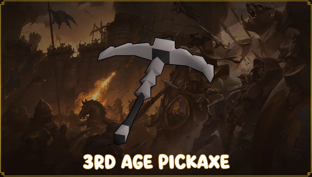 3rd Age Pickaxe artwork