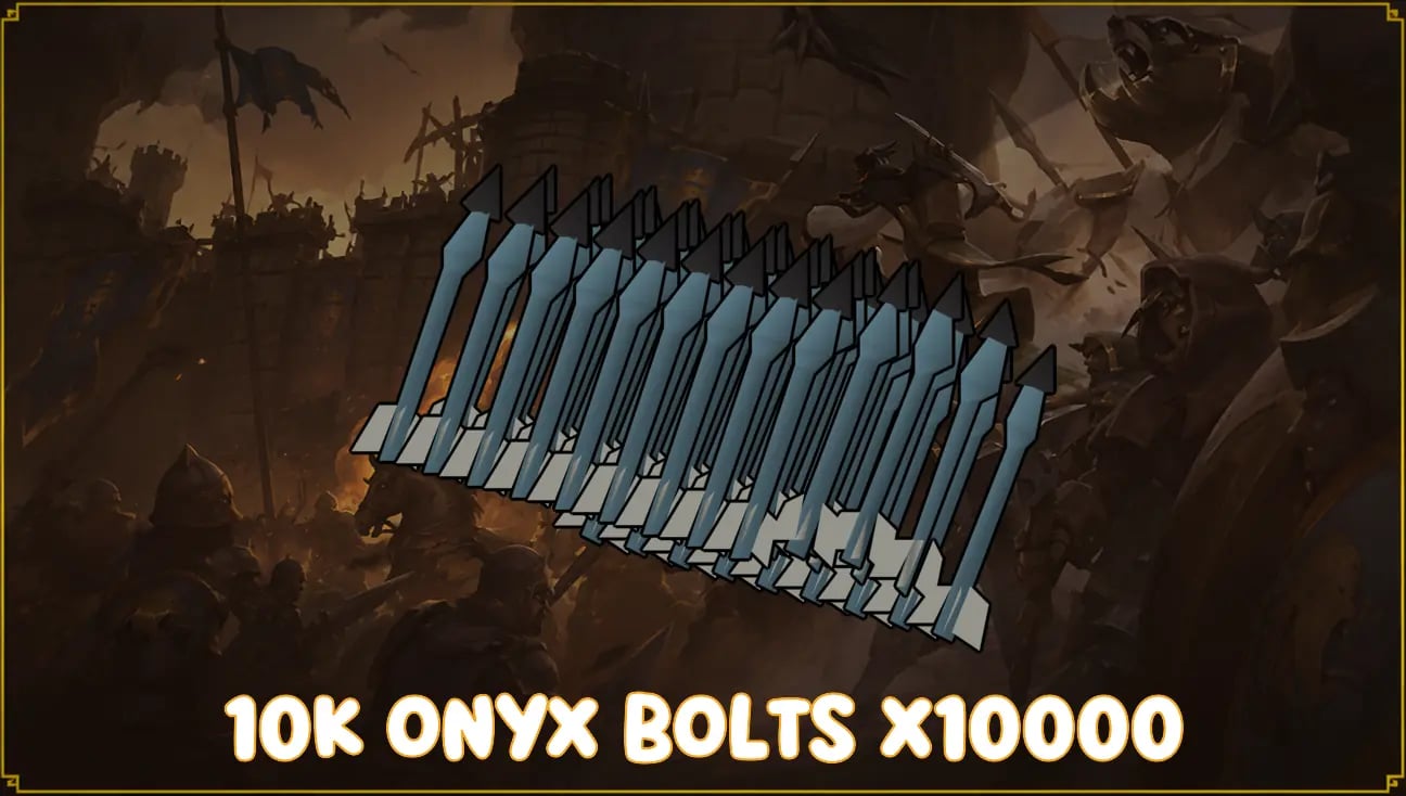 10K Onyx Bolts artwork