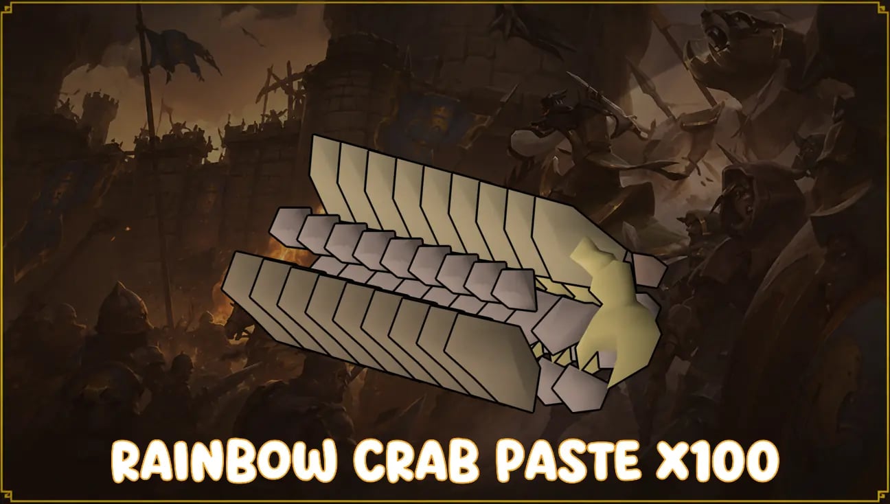 x100 Rainbow Crab Paste artwork