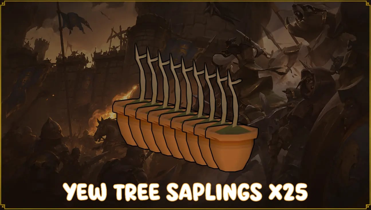 x25 Yew Tree Saplings artwork