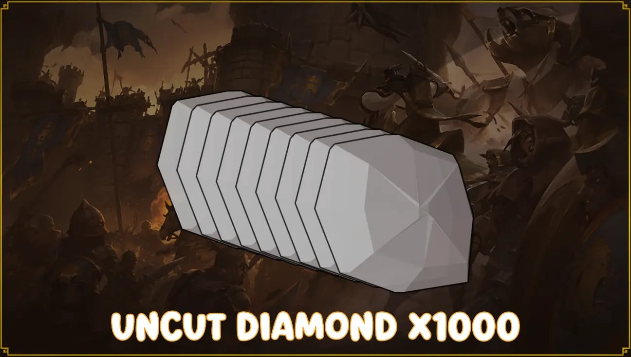 x1000 Uncut Diamond artwork