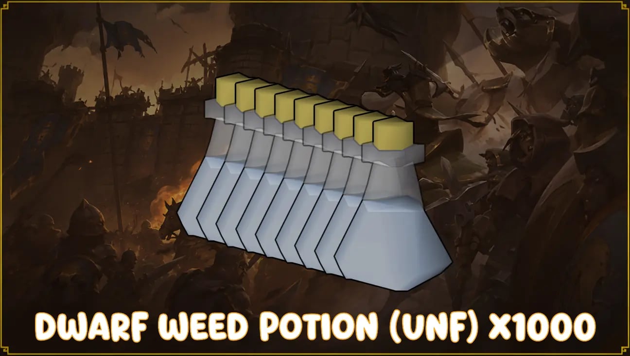 x1000 Dwarf Weed Potion (unf) artwork