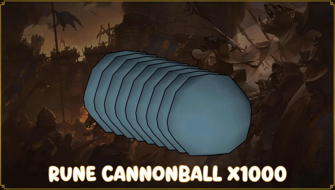 x1000 Rune Cannonball artwork