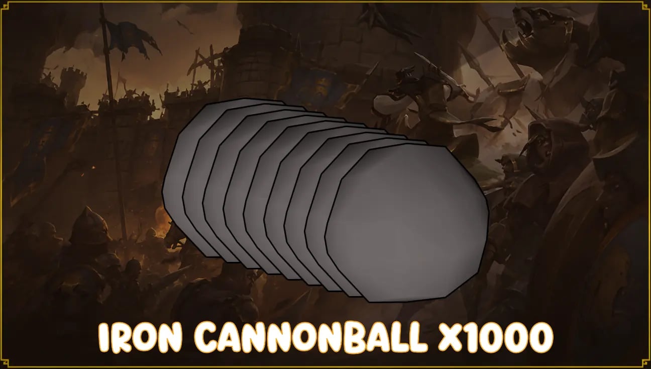 x1000 Iron Cannonball artwork