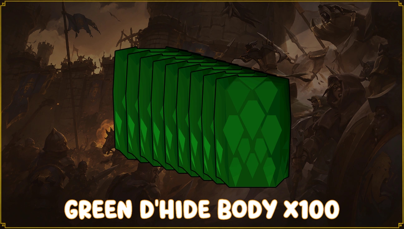 x100 Green D'hide Body artwork