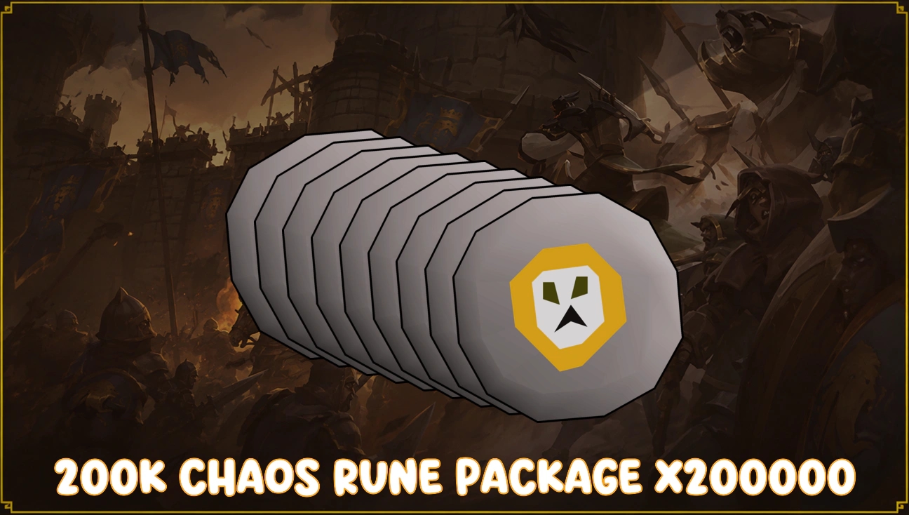 200k Chaos Rune Package artwork